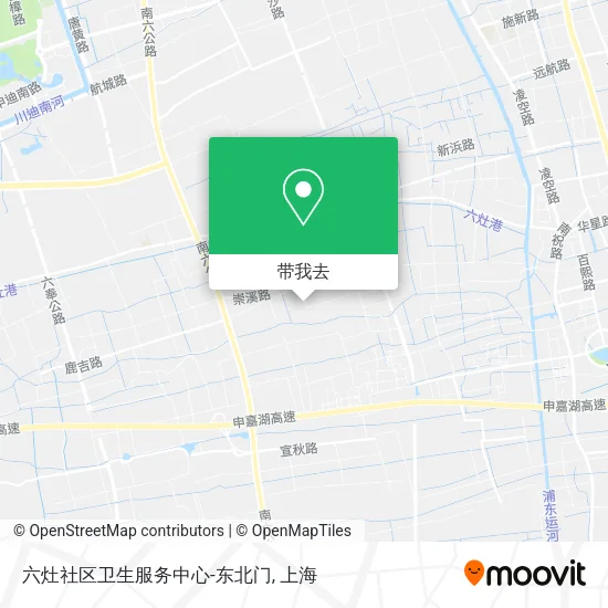 六灶社区卫生服务中心-东北门地图