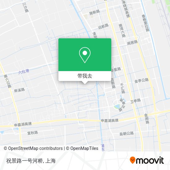 祝景路一号河桥地图