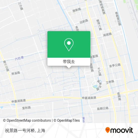 祝景路一号河桥地图