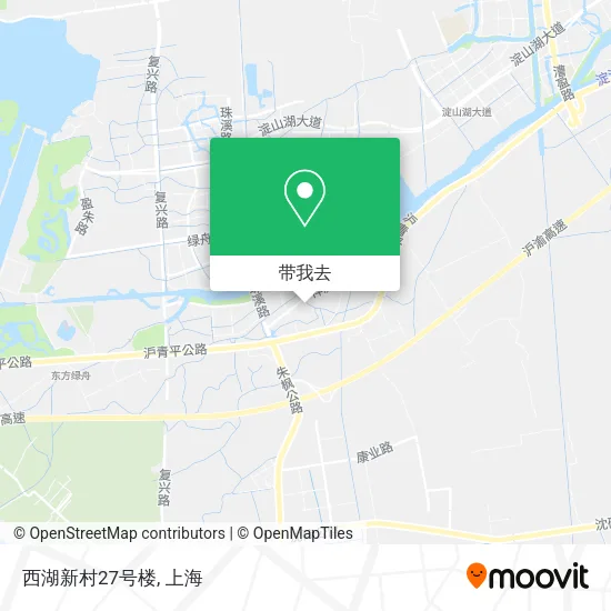 西湖新村27号楼地图