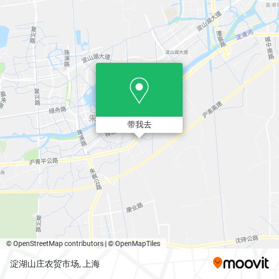 淀湖山庄农贸市场地图
