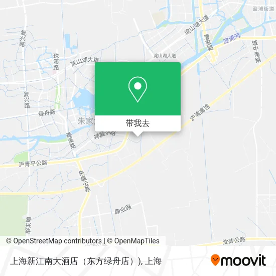 上海新江南大酒店（东方绿舟店）)地图