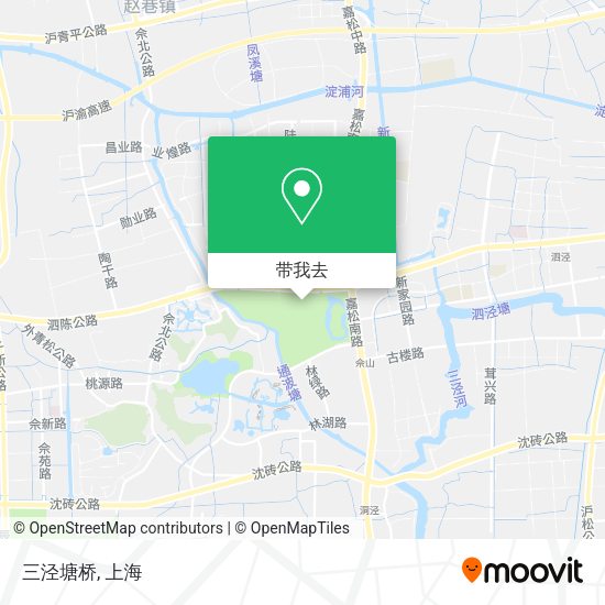 三泾塘桥地图