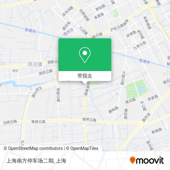 上海南方停车场二期地图