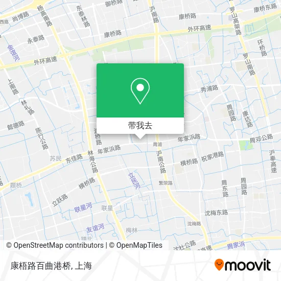 康梧路百曲港桥地图