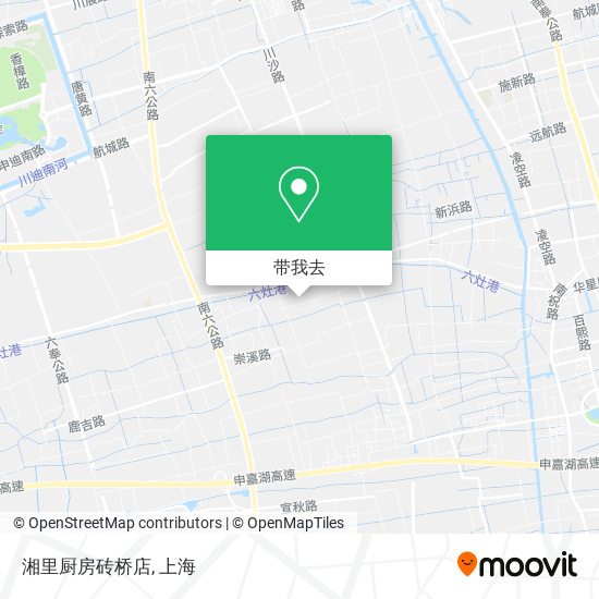 湘里厨房砖桥店地图