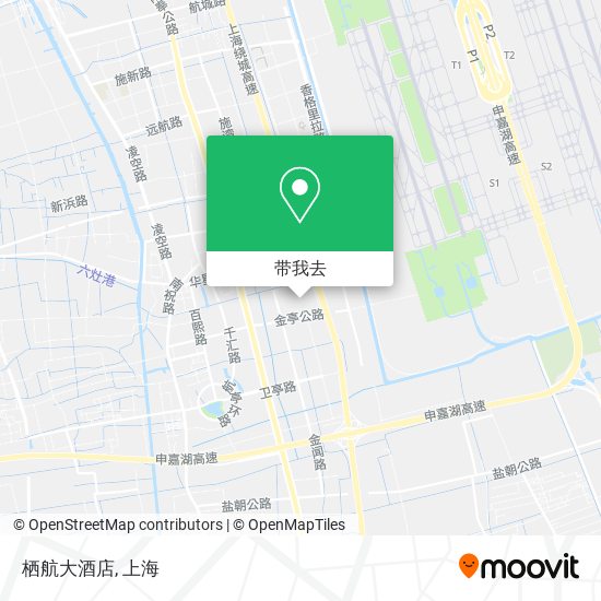 栖航大酒店地图