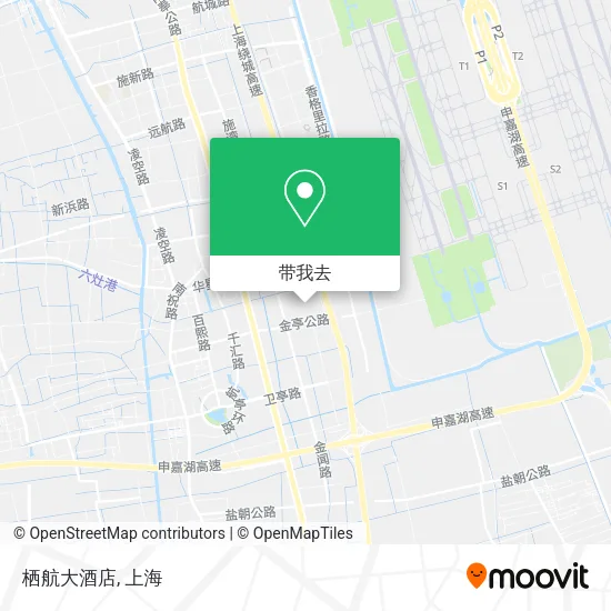 栖航大酒店地图