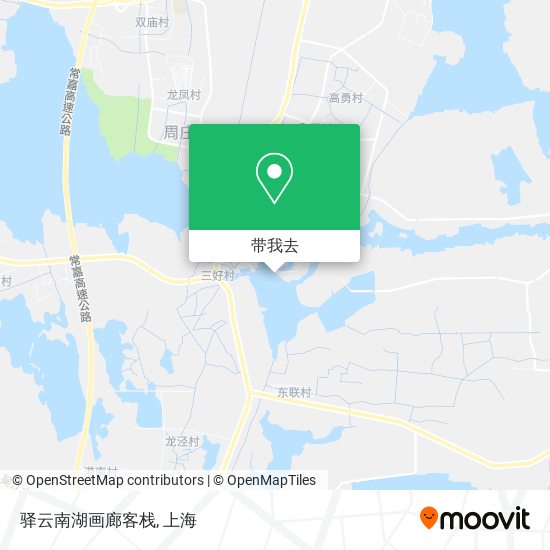 驿云南湖画廊客栈地图