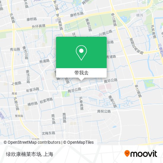 绿欣康楠菜市场地图
