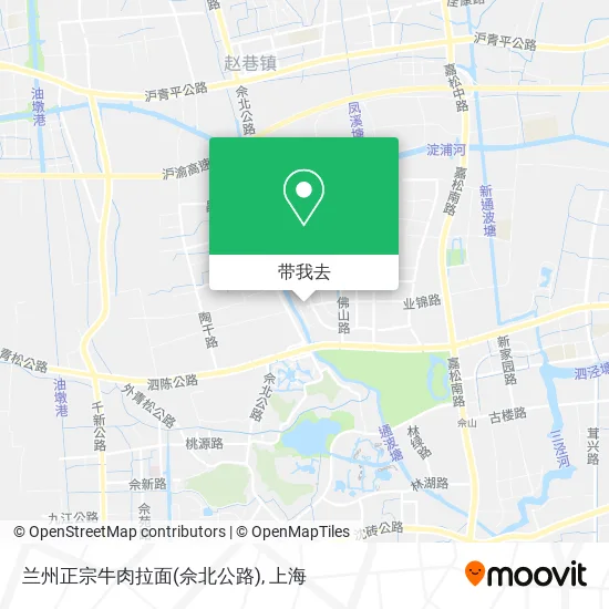 兰州正宗牛肉拉面(佘北公路)地图