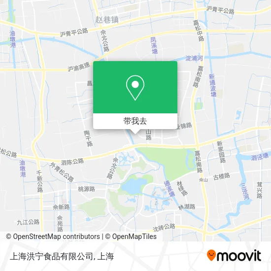 上海洪宁食品有限公司地图