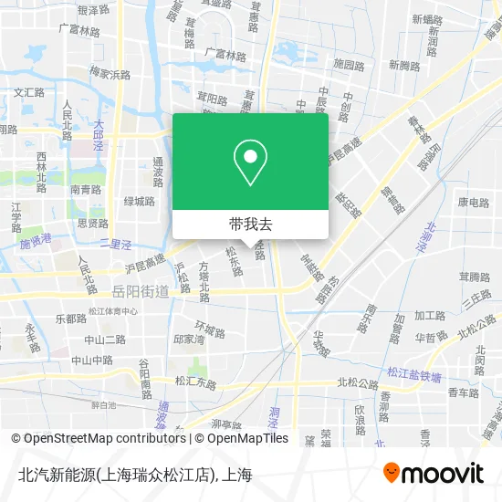 北汽新能源(上海瑞众松江店)地图
