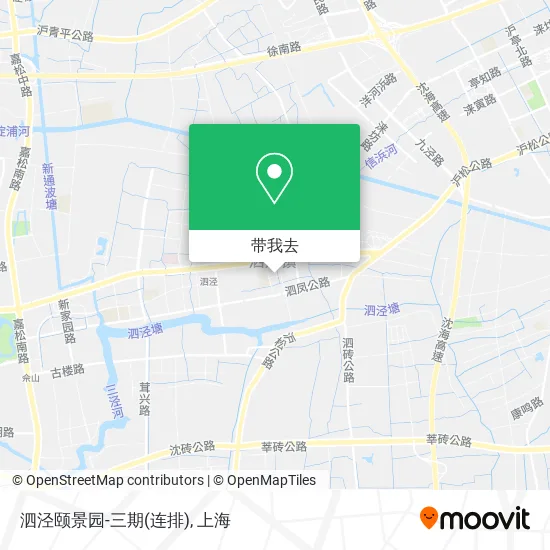 泗泾颐景园-三期(连排)地图