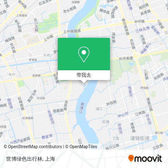 世博绿色出行林地图