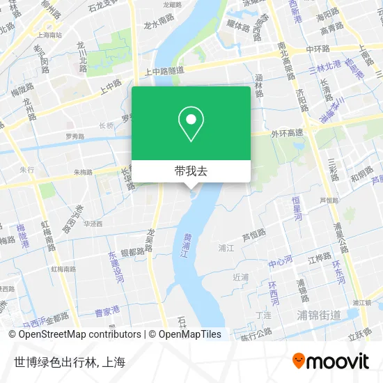 世博绿色出行林地图