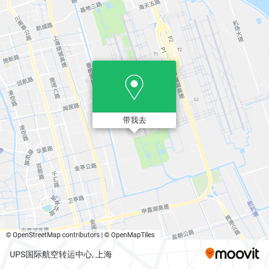 UPS国际航空转运中心地图