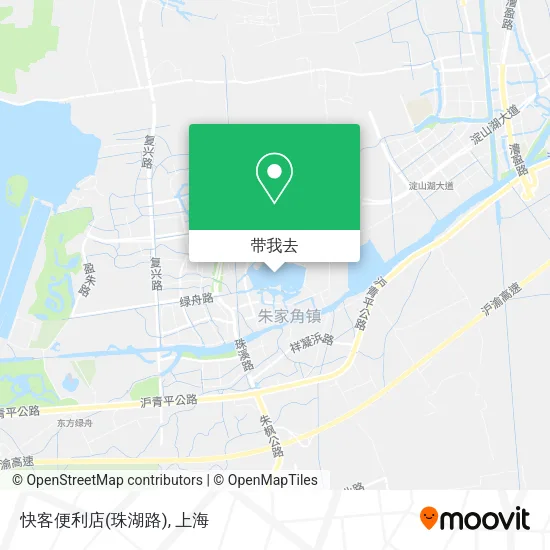 快客便利店(珠湖路)地图