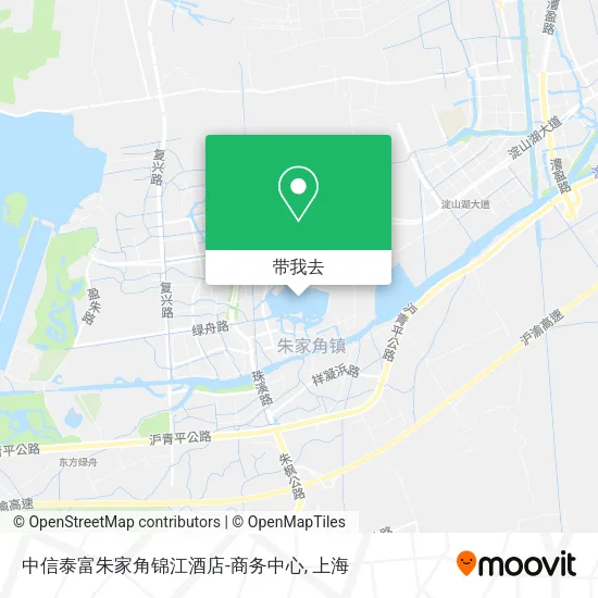 中信泰富朱家角锦江酒店-商务中心地图