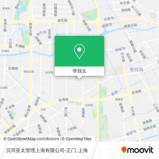 贝洱亚太管理上海有限公司-正门地图