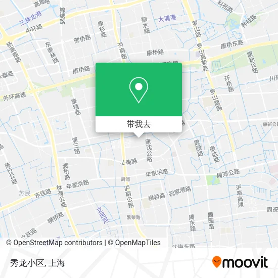 秀龙小区地图