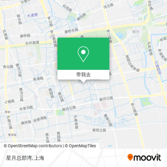 星月总部湾地图