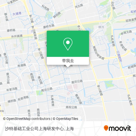 沙特基础工业公司上海研发中心地图