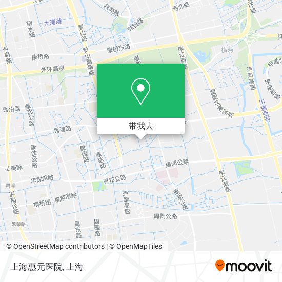 上海惠元医院地图