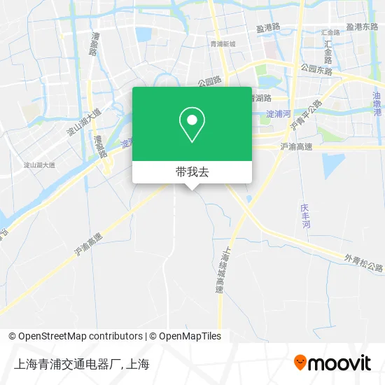 上海青浦交通电器厂地图