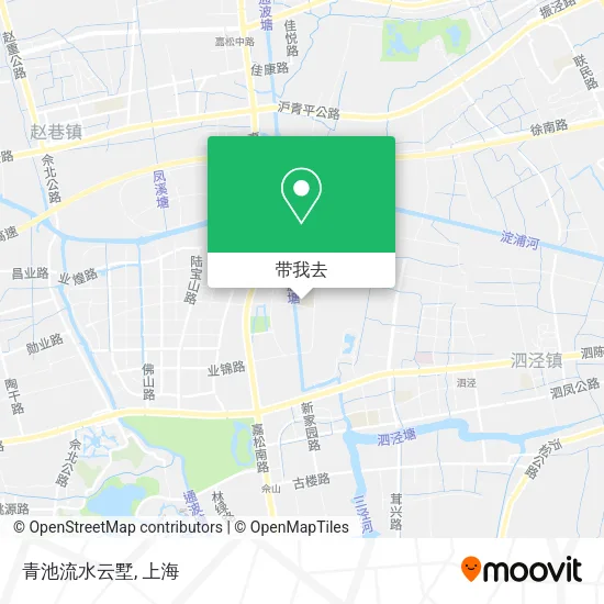 青池流水云墅地图