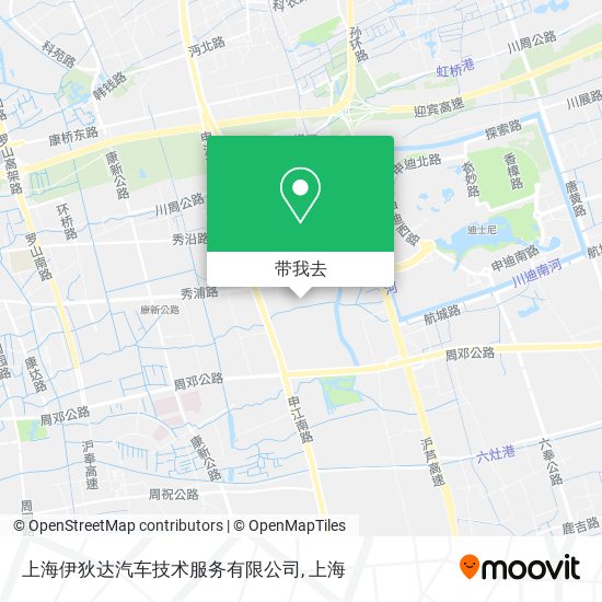上海伊狄达汽车技术服务有限公司地图