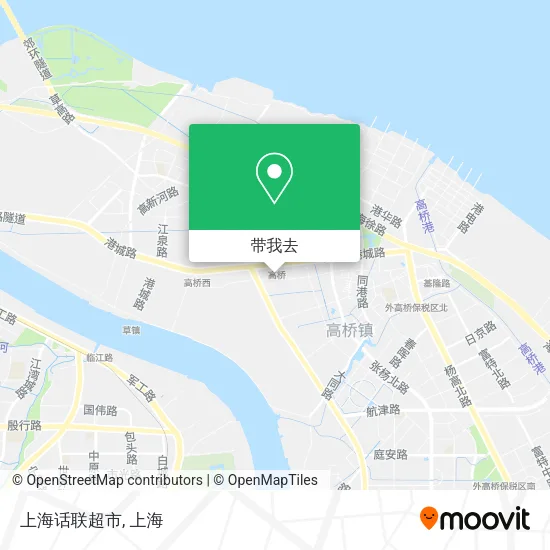 上海话联超市地图