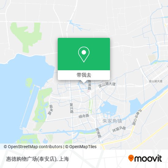 惠德购物广场(泰安店)地图