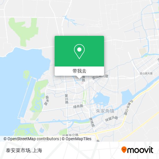 泰安菜市场地图