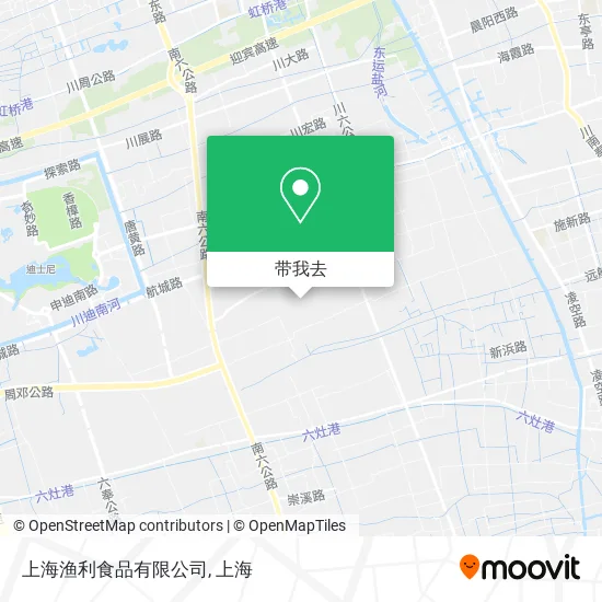 上海渔利食品有限公司地图