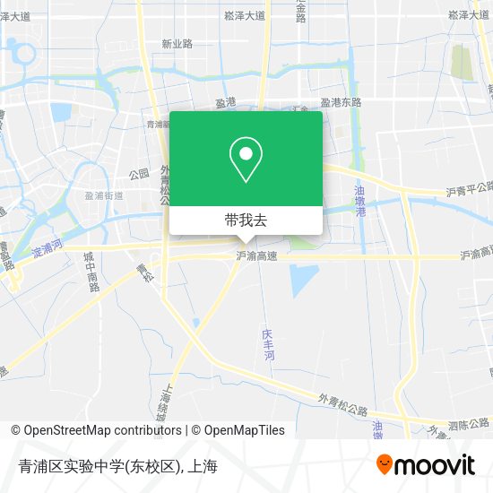 青浦区实验中学(东校区)地图