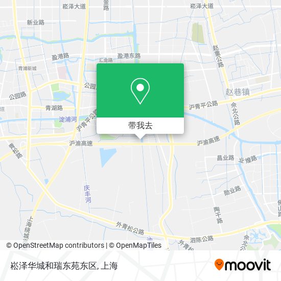 崧泽华城和瑞东苑东区地图