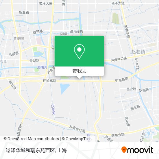 崧泽华城和瑞东苑西区地图