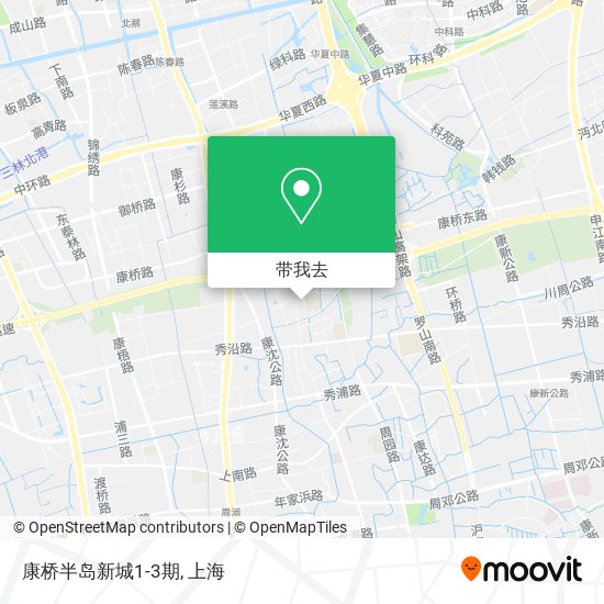 康桥半岛新城1-3期地图