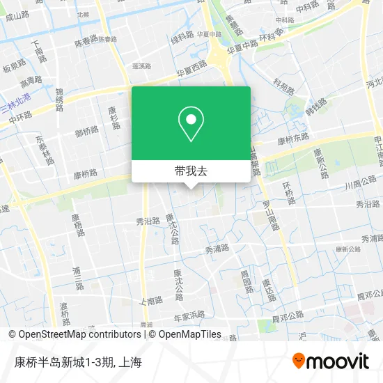 康桥半岛新城1-3期地图