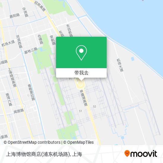 上海博物馆商店(浦东机场路)地图
