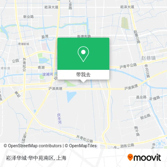 崧泽华城·华中苑南区地图