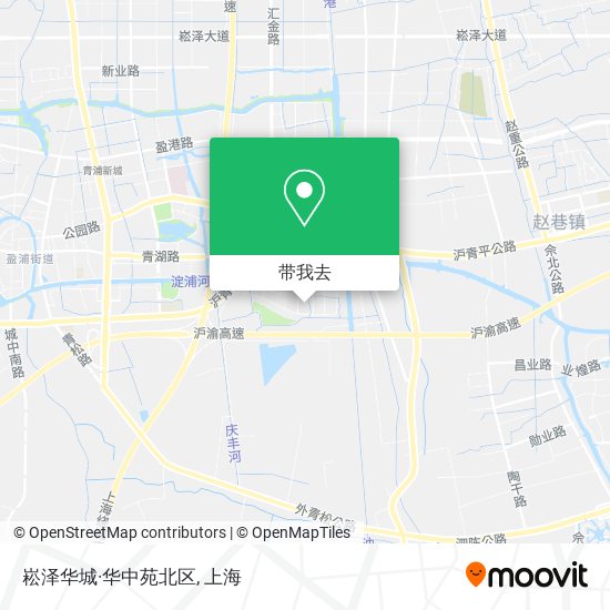 崧泽华城·华中苑北区地图