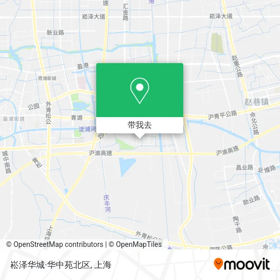 崧泽华城·华中苑北区地图