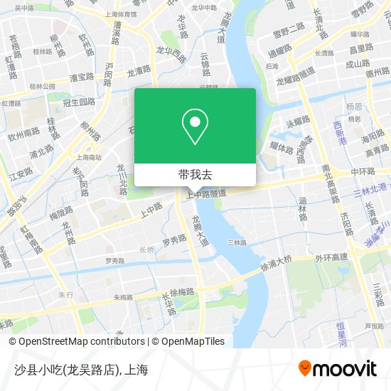 沙县小吃(龙吴路店)地图