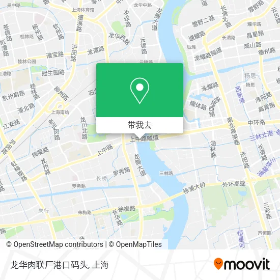 龙华肉联厂港口码头地图
