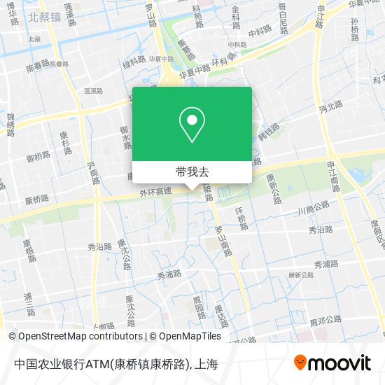 中国农业银行ATM(康桥镇康桥路)地图