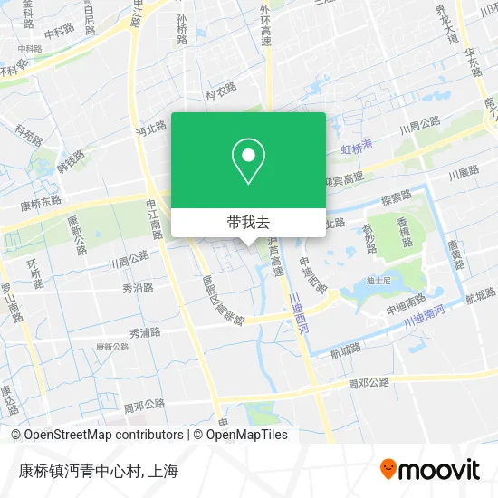 康桥镇沔青中心村地图