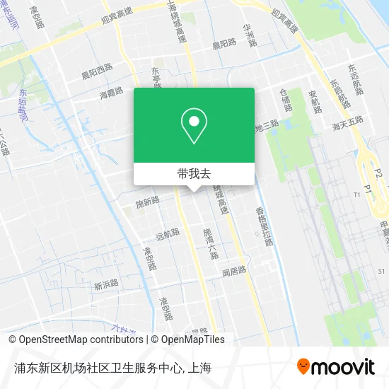浦东新区机场社区卫生服务中心地图