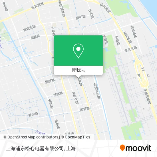 上海浦东松心电器有限公司地图